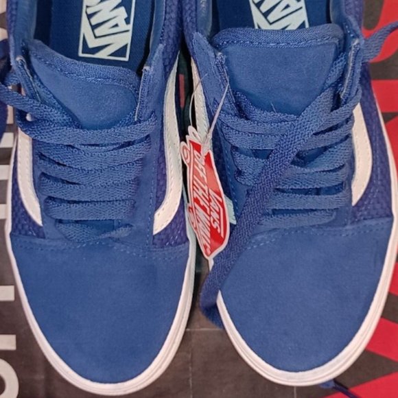 Vans Woven Check Old Skool True Navy/Snow White Men's 4.5/Women's 6 VN0A3WKT45N - Picture 7 of 12